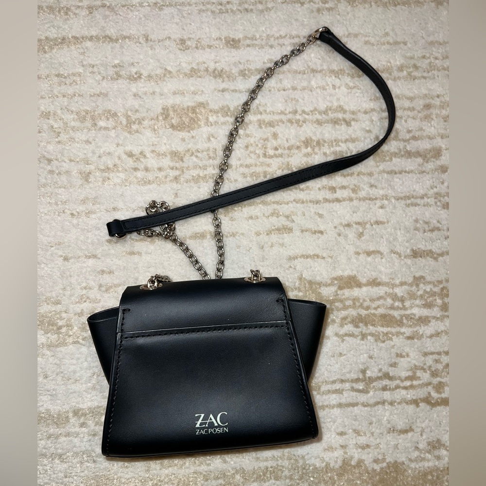 ZAC Zac Posen Eartha Mini Chain Crossbody-Black - Picture 10 of 11
